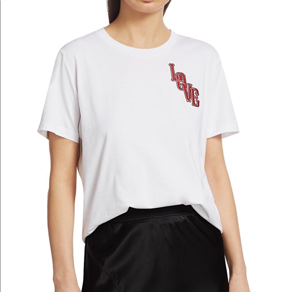 Sandro Tops - Sandro Love Embroidery Tee T-Shirt